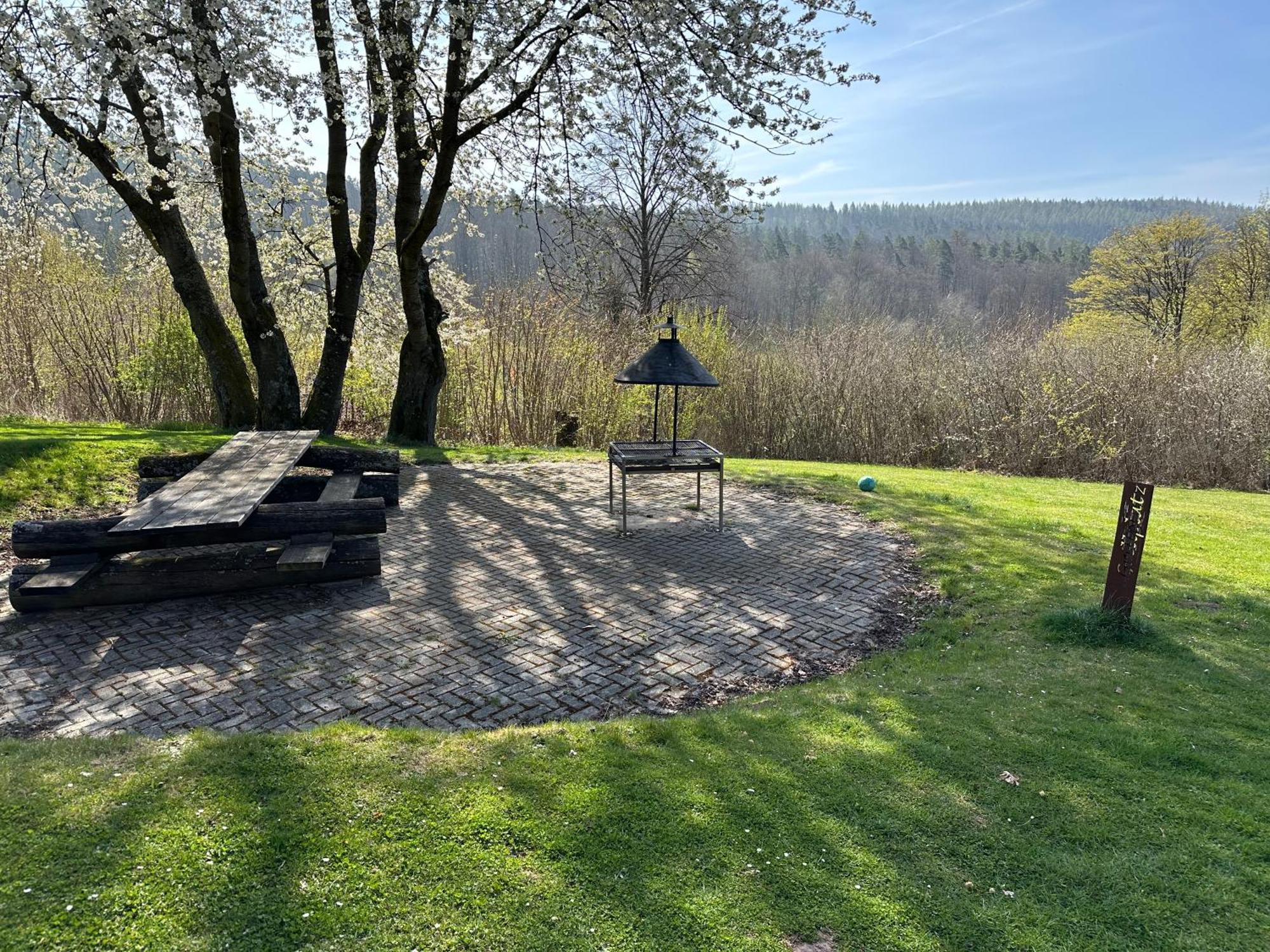 Natur Pur - Waldurlaub Im Tiny House Ronshausen Exterior photo
